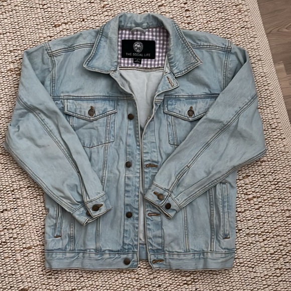 Alpha Xi Delta Jean Jacket - Picture 2 of 2